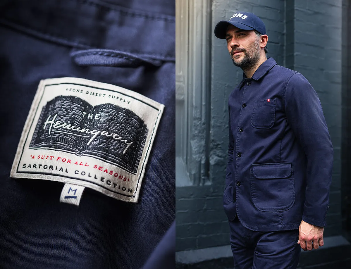 &SONS Hemingway Suit Jacket Midnight Blue