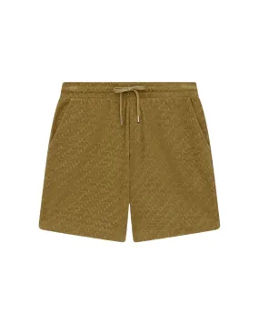 Augusto Copacabana Jacquard Shorts - Spinach