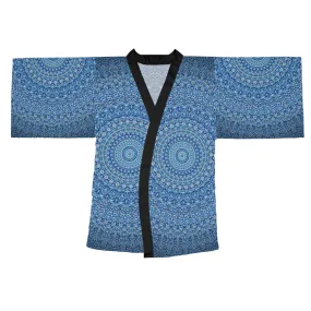 Blue Mandala - Inovax Long Sleeve Kimono Robe