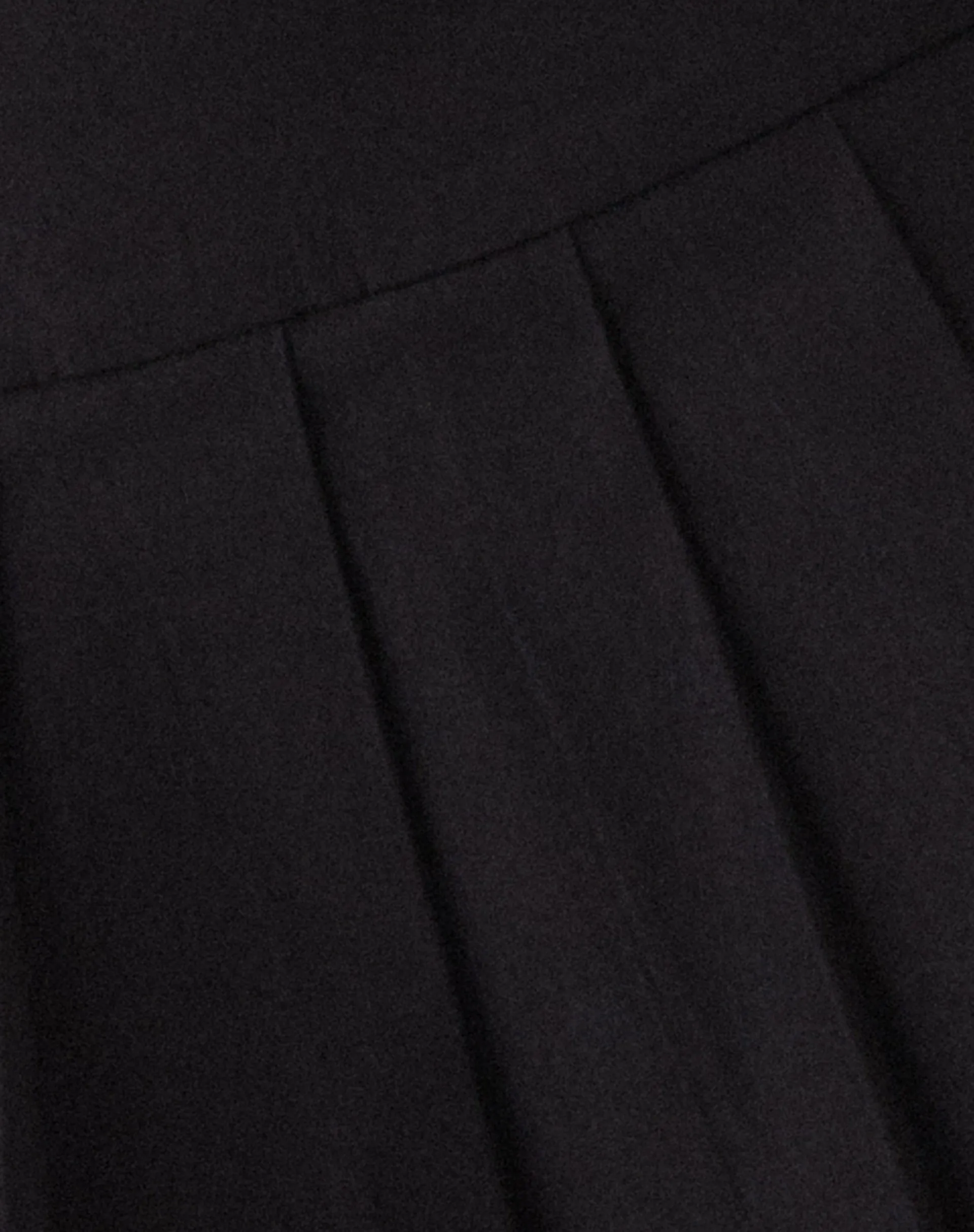 Casini Pleated Micro Skirt in Tailoring Black