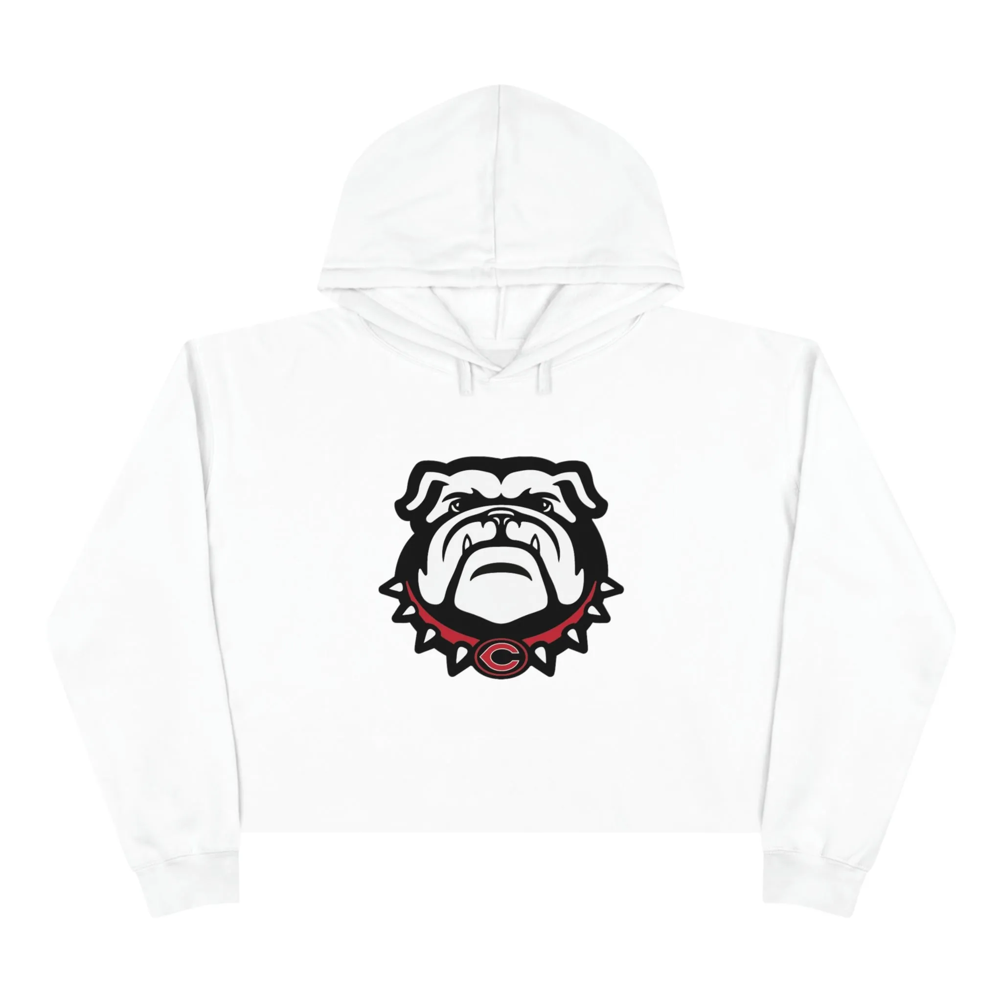 Cedartown Bulldogs Mascot Spirit Wear Crop Hoodie