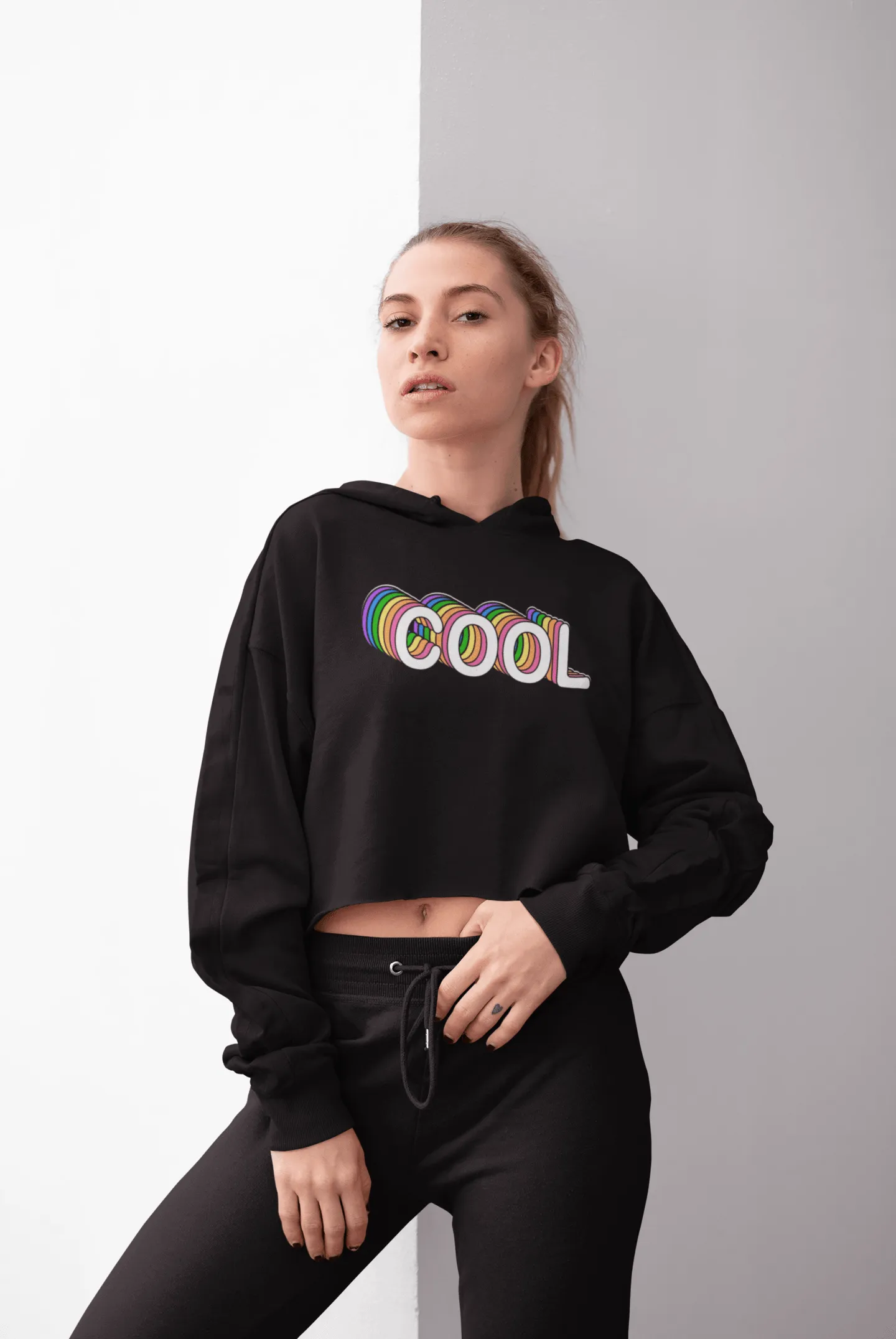 Cool Girl Crop Hoodie for Women 26