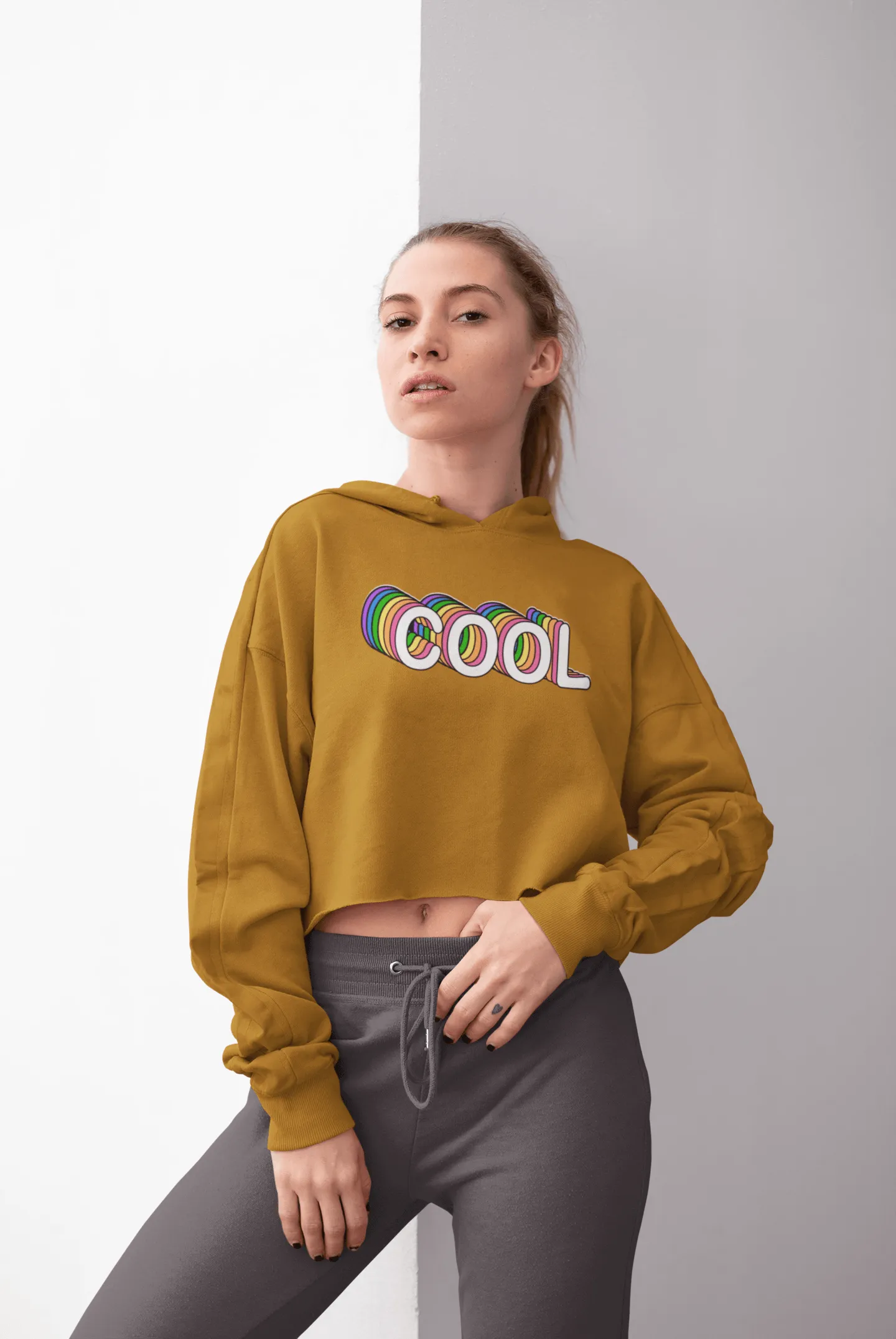 Cool Girl Crop Hoodie for Women 26