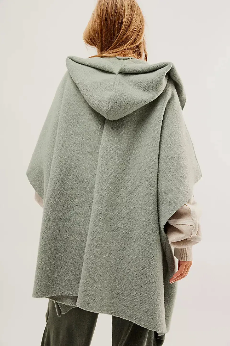 Cozy hooded kimono