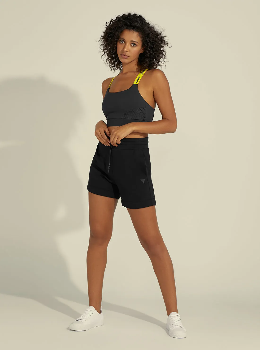 Eco Black Elly Active Shorts