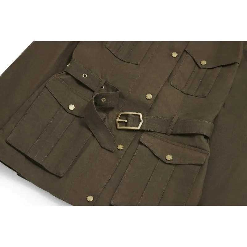 Fairfax & Favor Sadie Wax Safari Ladies Jacket - Khaki