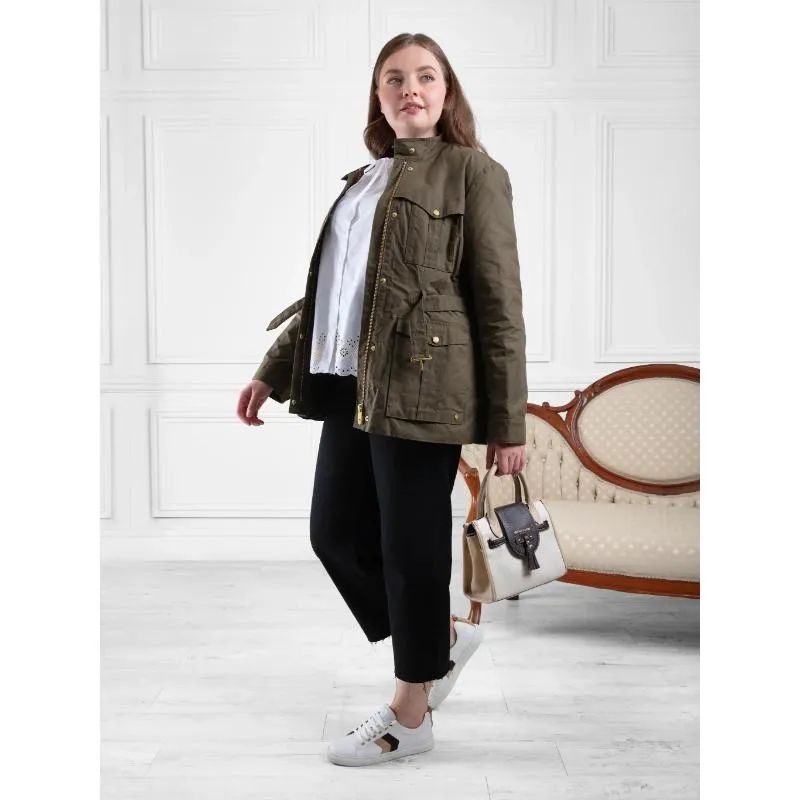 Fairfax & Favor Sadie Wax Safari Ladies Jacket - Khaki