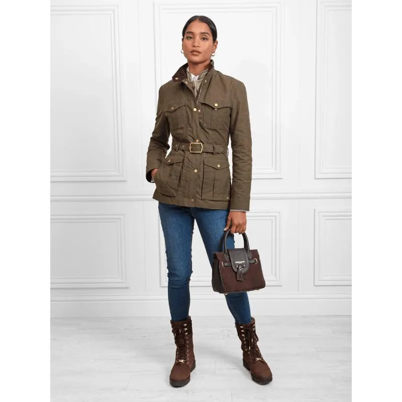 Fairfax & Favor Sadie Wax Safari Ladies Jacket - Khaki