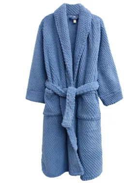 FLEECE ROBE MARINE