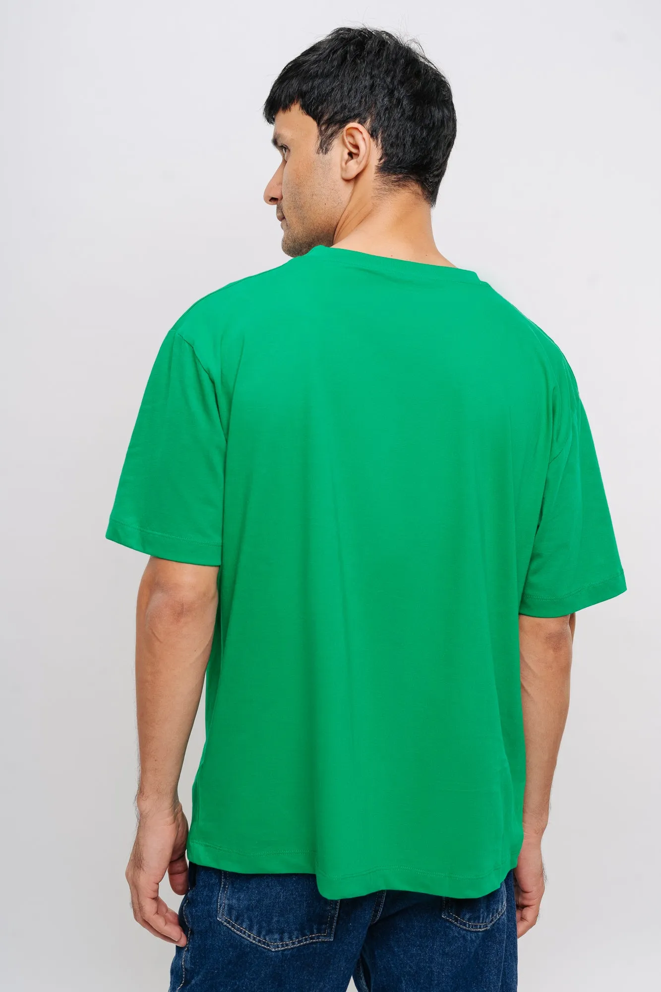 Green Raging Men's Oversized Tees