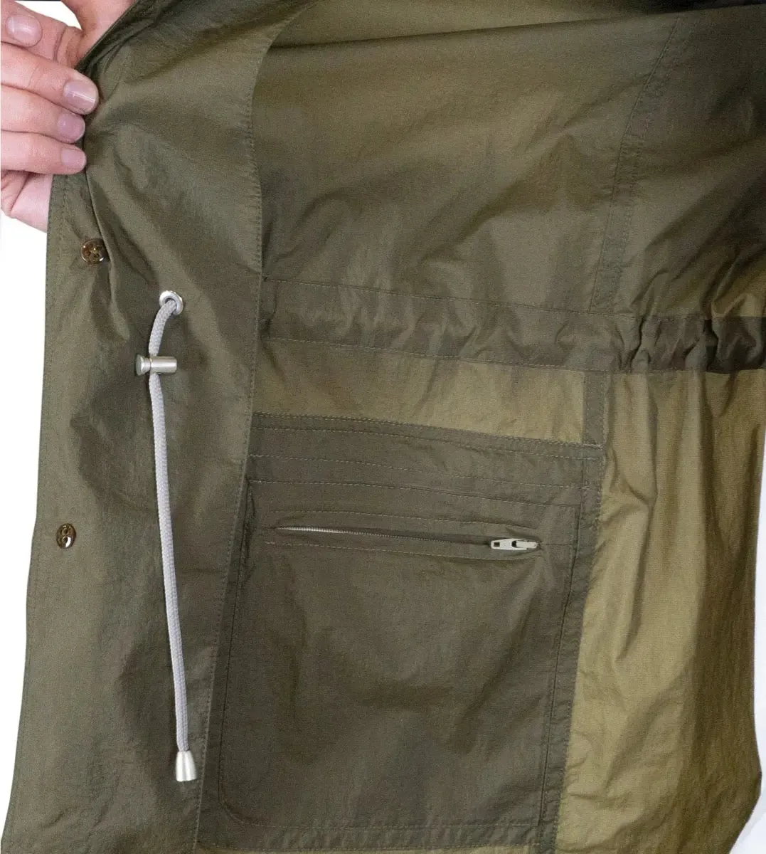 Green ‘Sirio’ Superlight Ripstop Safari Jacket