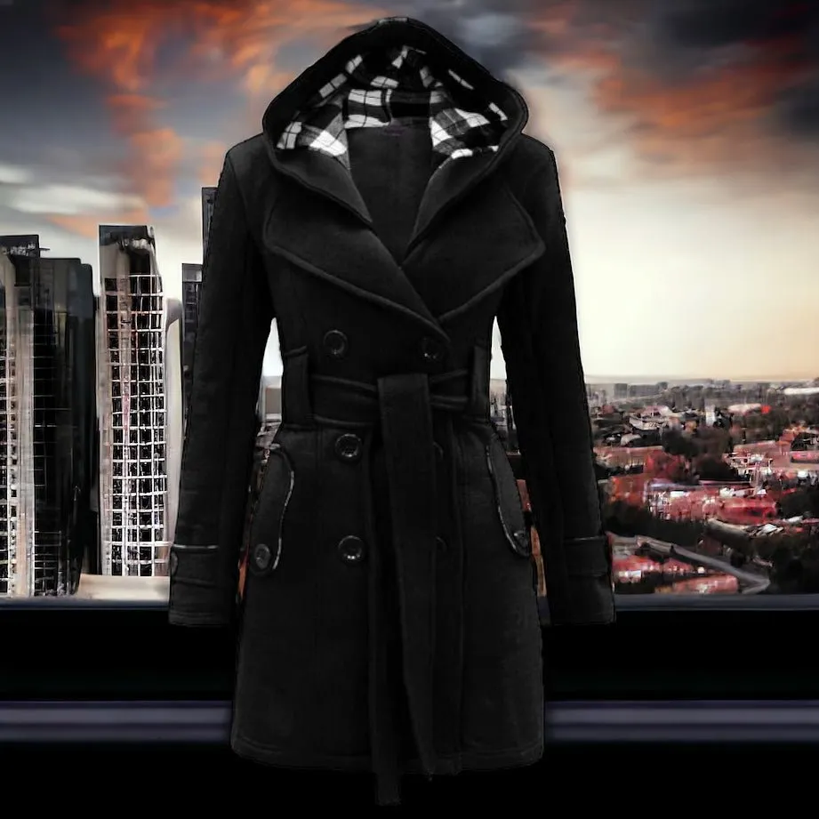 Joséphine™- Elegant Hooded Coat