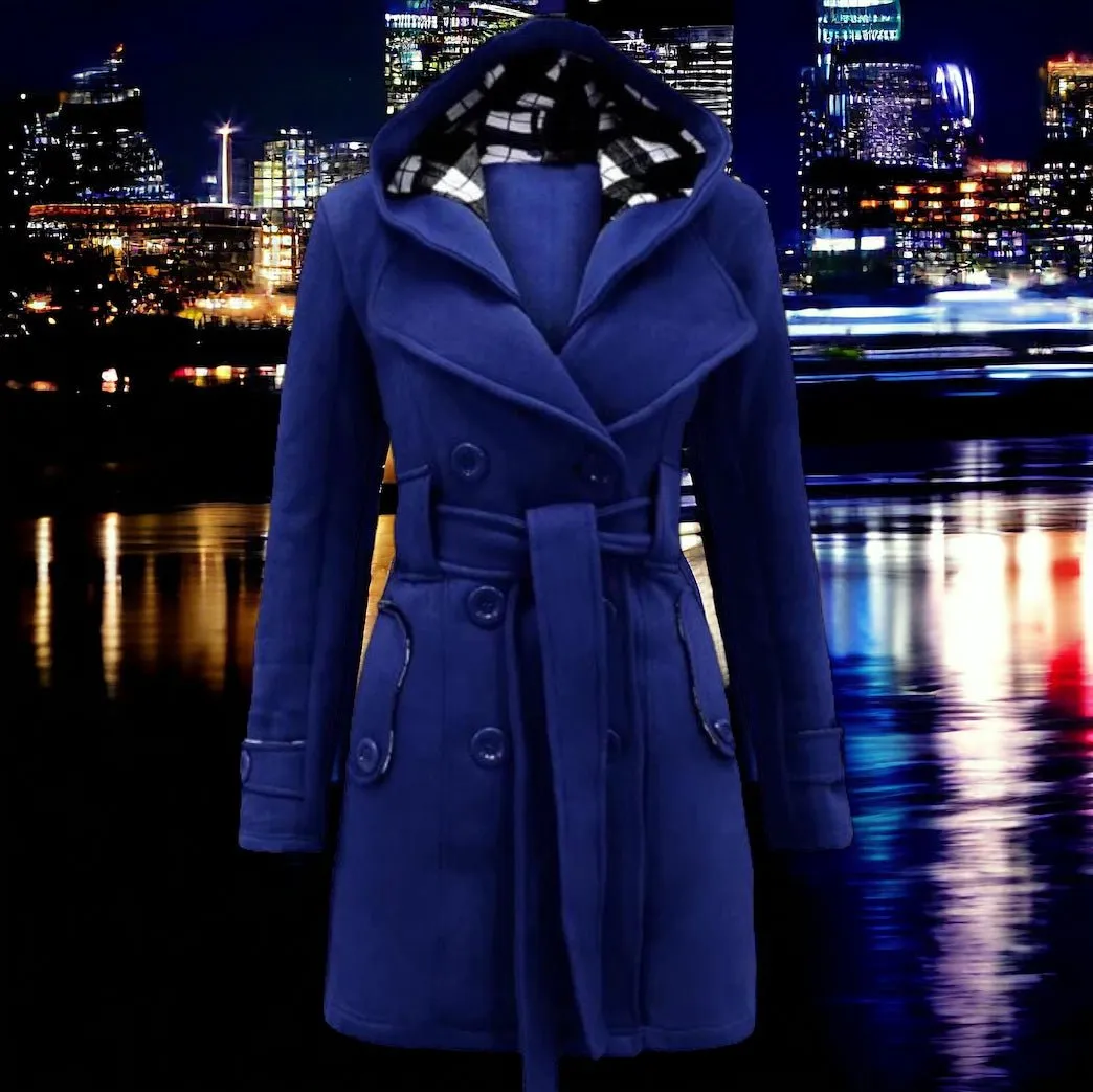 Joséphine™- Elegant Hooded Coat