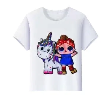 LED Rainbow Doll Tees