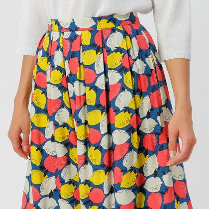 Lemonade Skirt Navy Multi