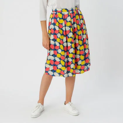 Lemonade Skirt Navy Multi