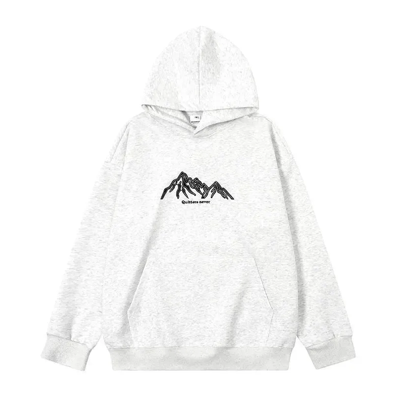 Lettered Hooded Sweatshirt