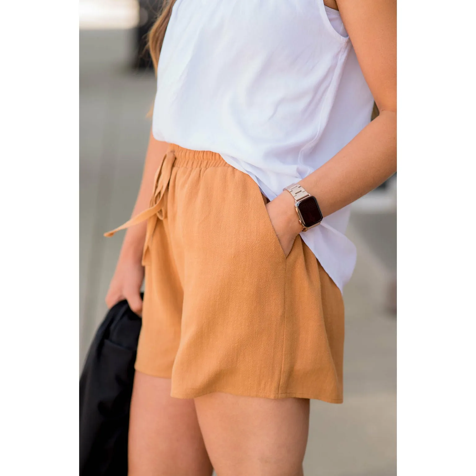 Lightweight Drawstring Shorts