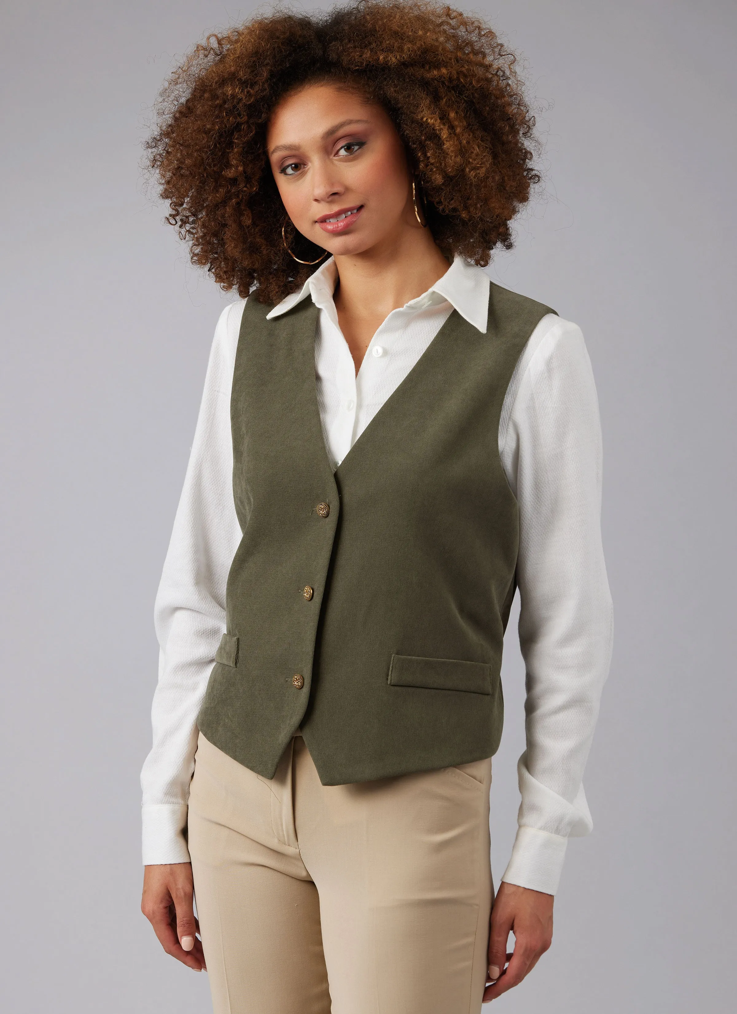 McCall's sewing pattern M8442 Misses' and Men's Lined Vests