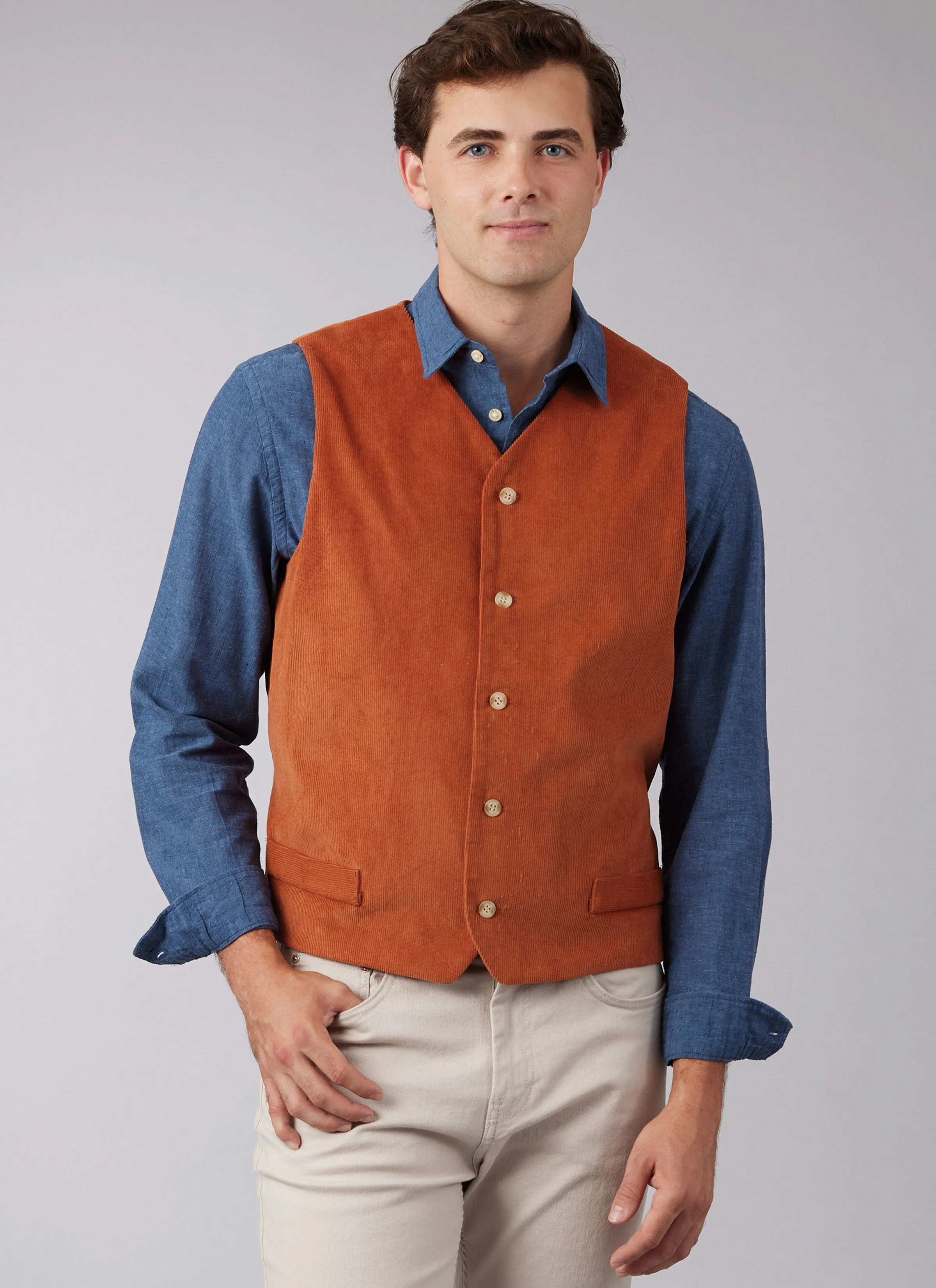 McCall's sewing pattern M8442 Misses' and Men's Lined Vests