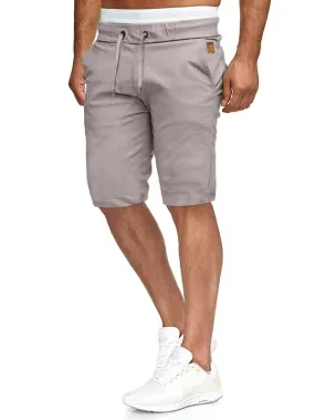 Men Drawstring Waist Shorts