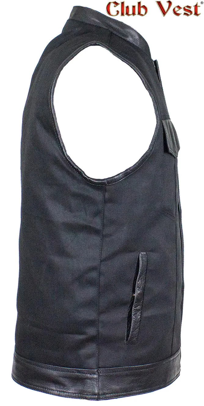 Men's Black Denim Vest by Club Vest®