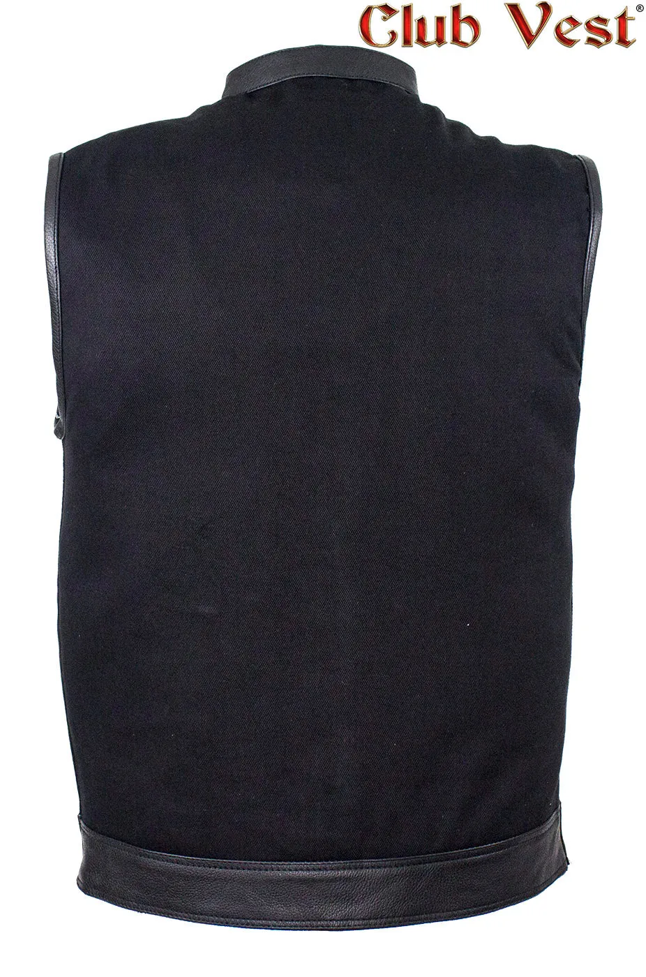 Men's Black Denim Vest by Club Vest®