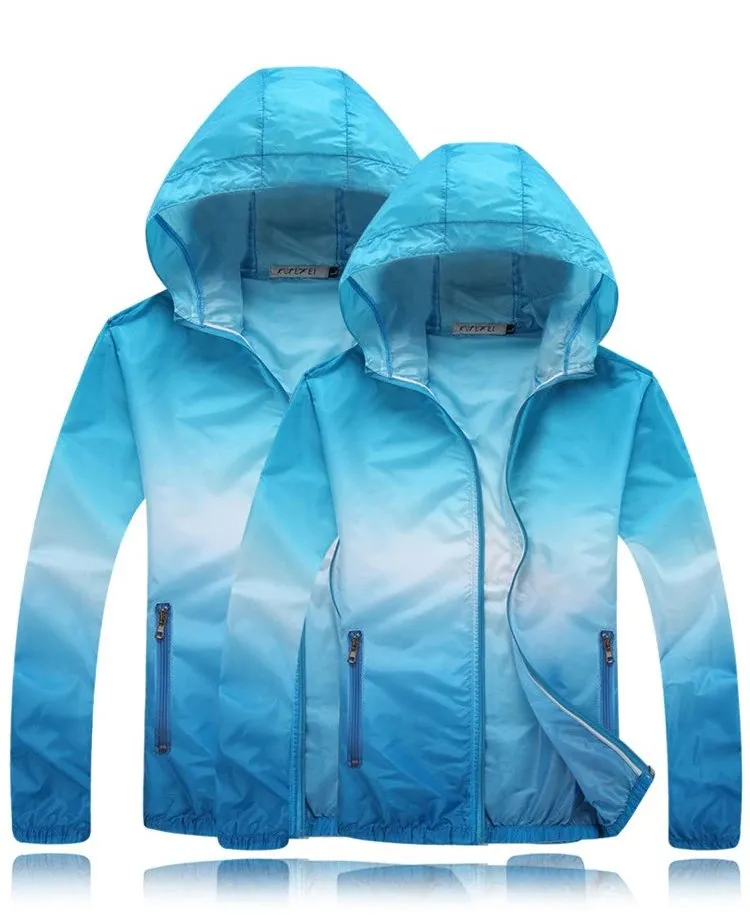 Men's Summer Quick Dry Sunscreen Waterproof Windbreaker