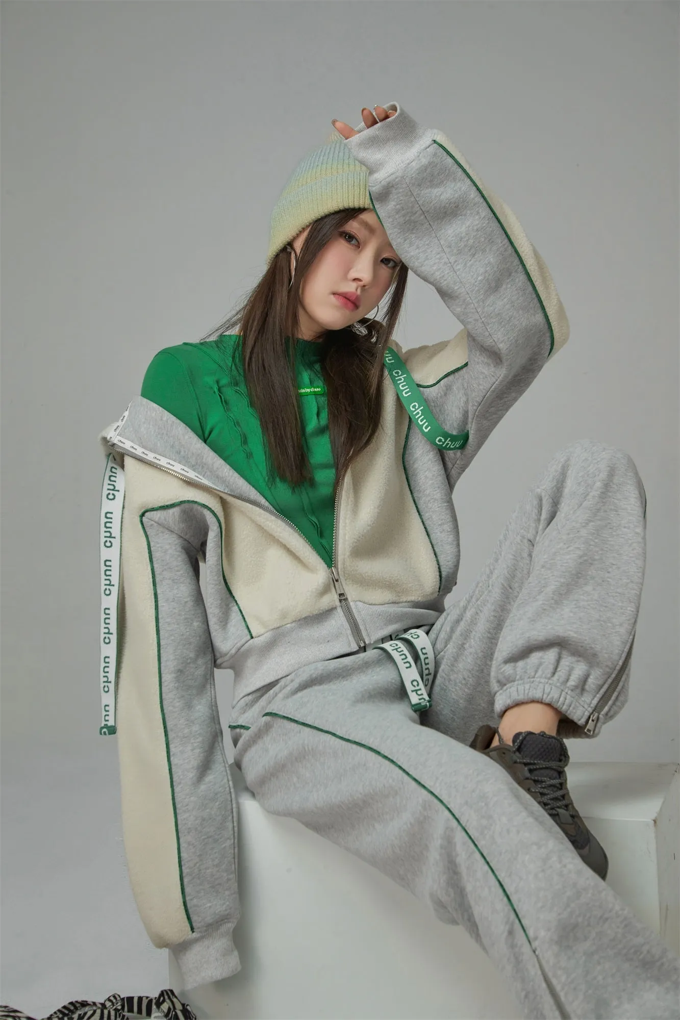 Miss Sporty Cropped Hoodie