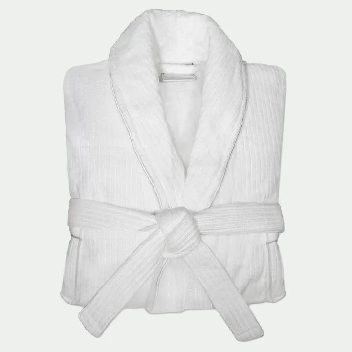 mt. kilimanjaro ribbed cotton velour robe