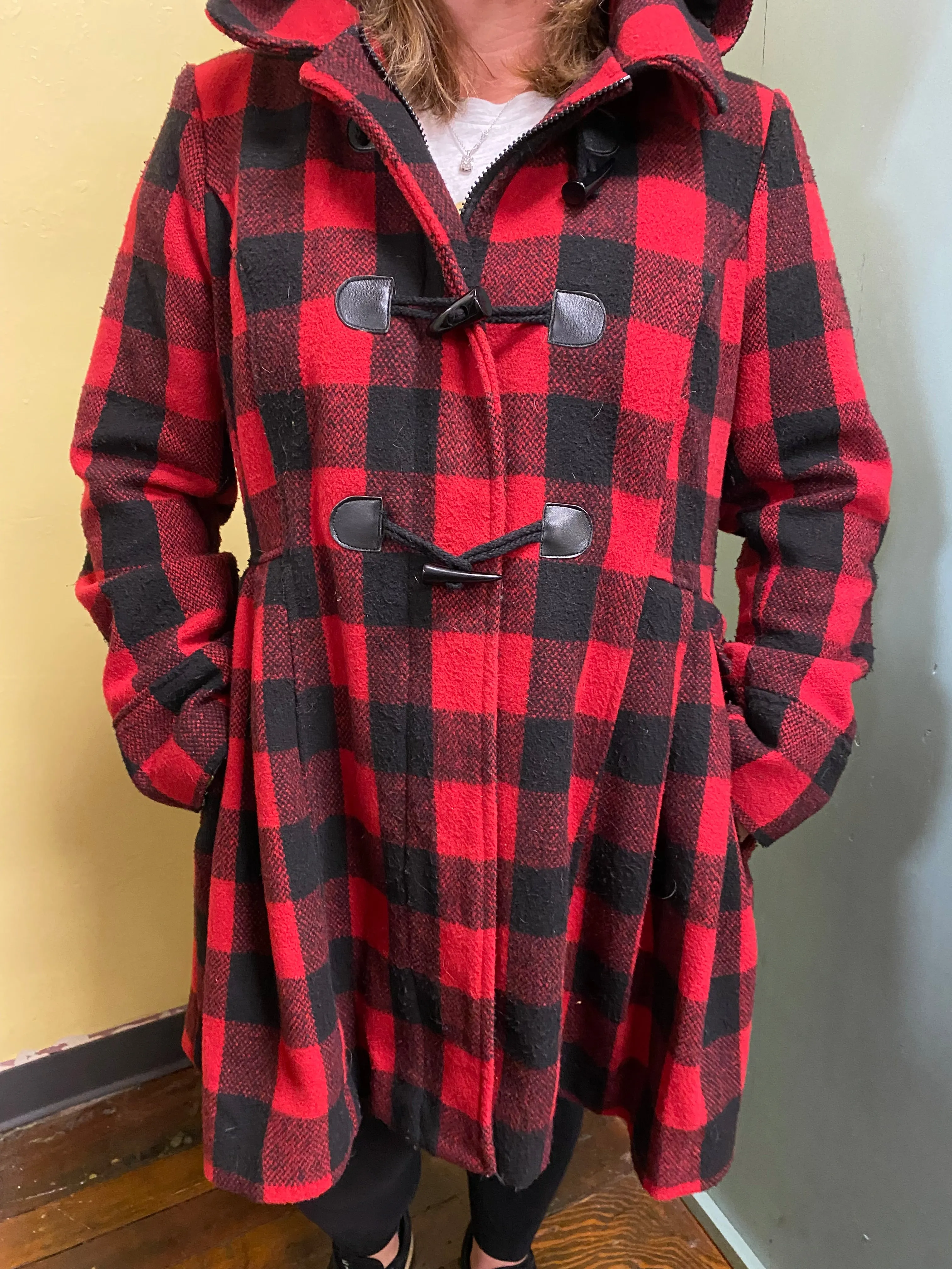 Northstyle bufflao plaid Jackets/Coats, large