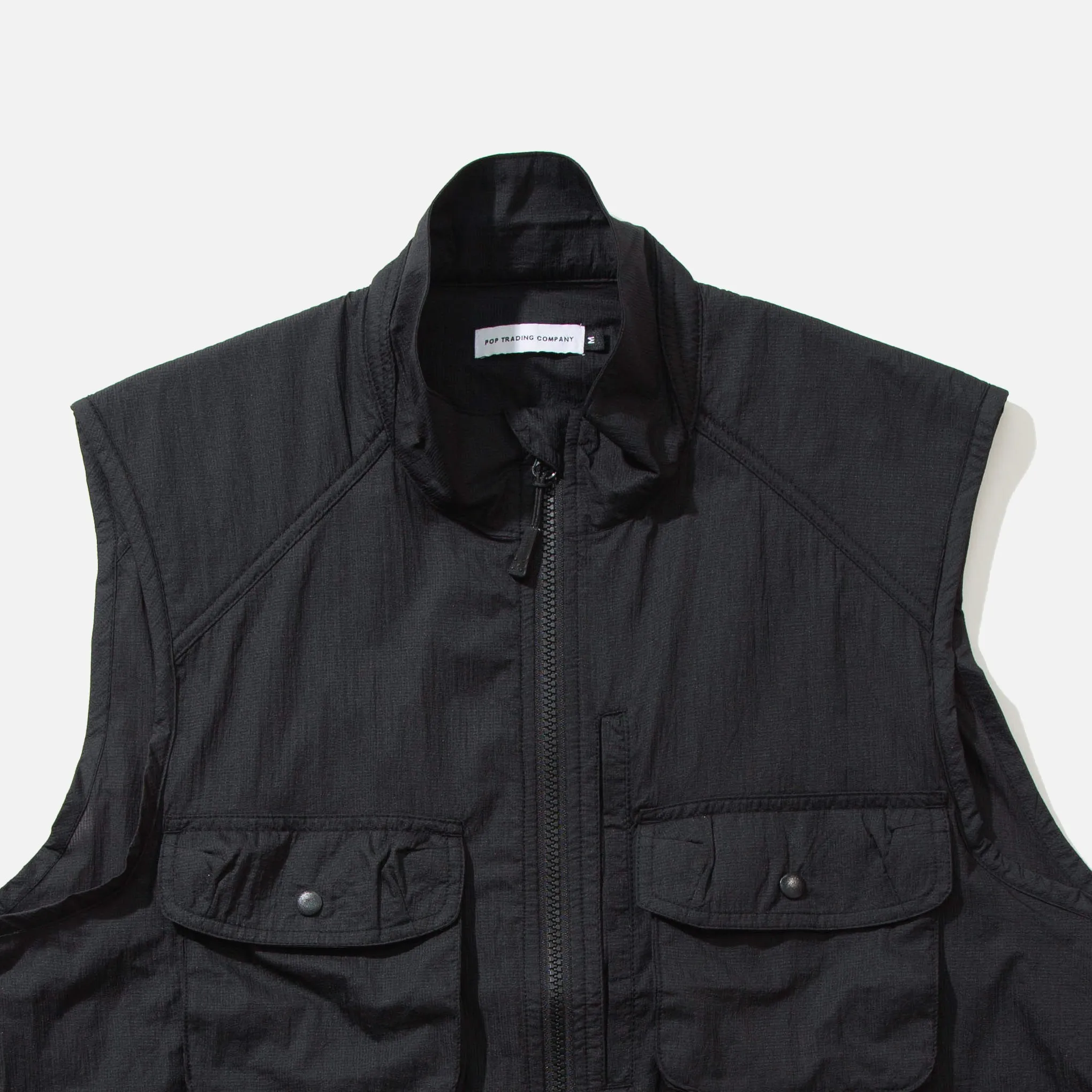 Pop Safari Vest - Black