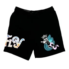 REBEL MINDS Fly Kid Graphic Shorts