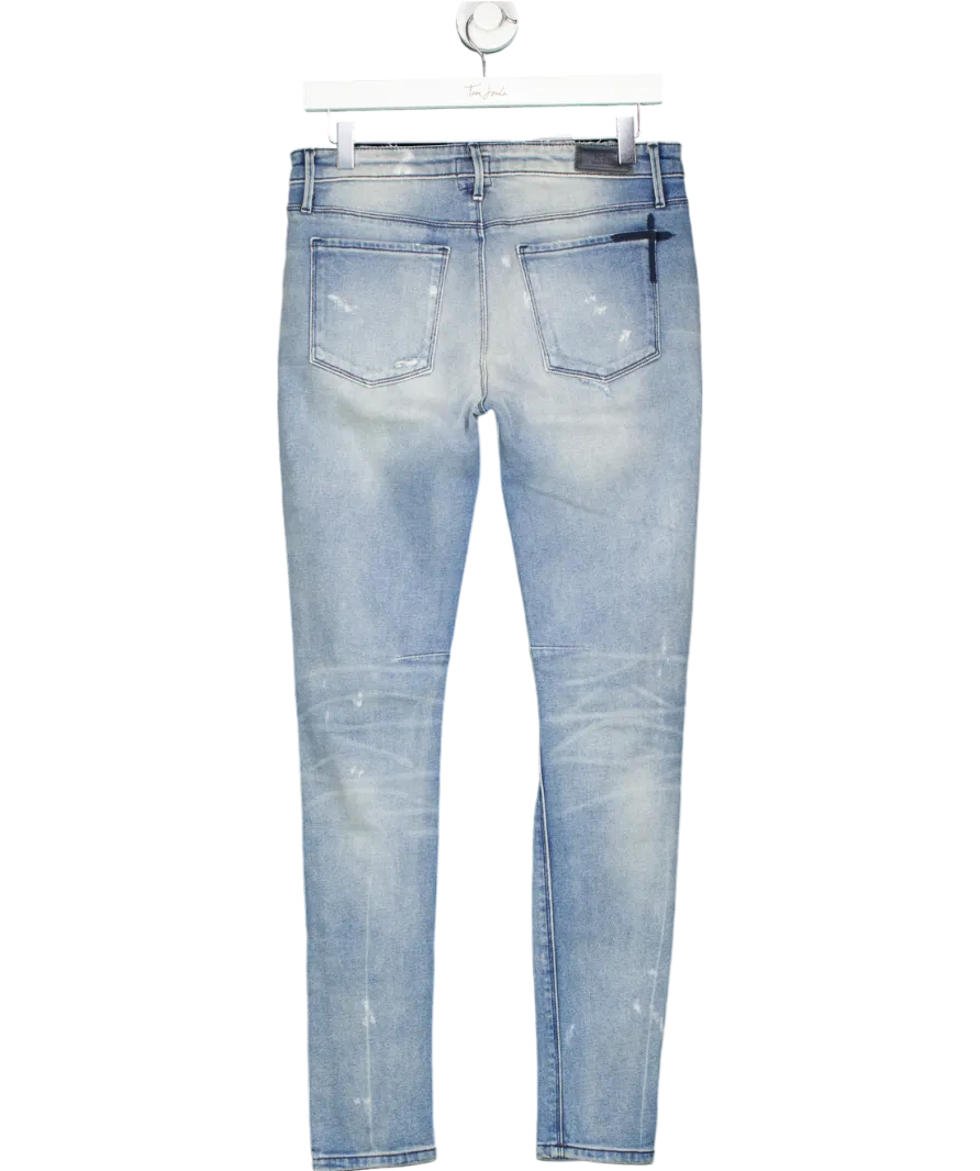 RTA Blue Ripped Skinny Jeans W27