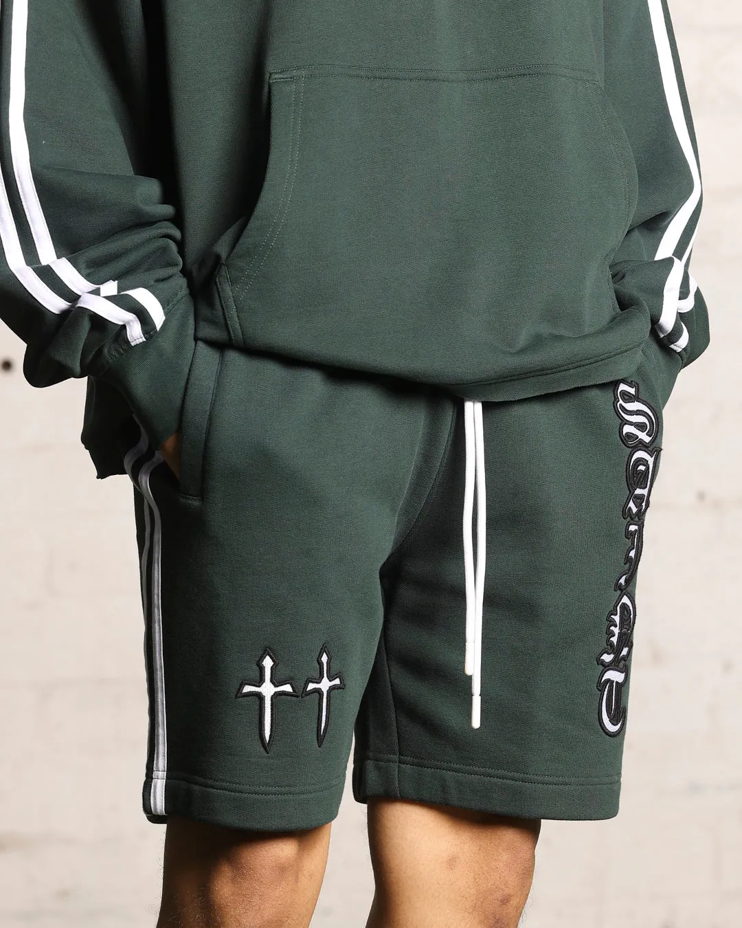 Saint Morta Fallen Sweat Shorts Stadium Green