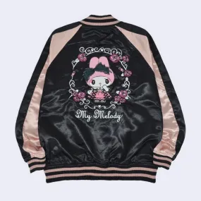 Sanrio - My Melody Sukajan Bomber Jacket (Black)