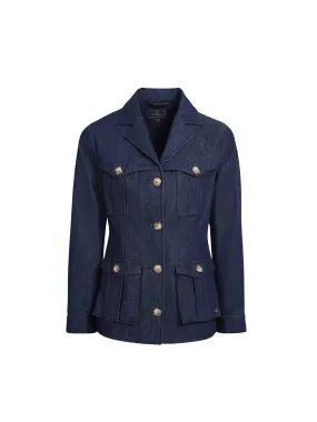 Savannah Safari Jacket - Denim Indigo