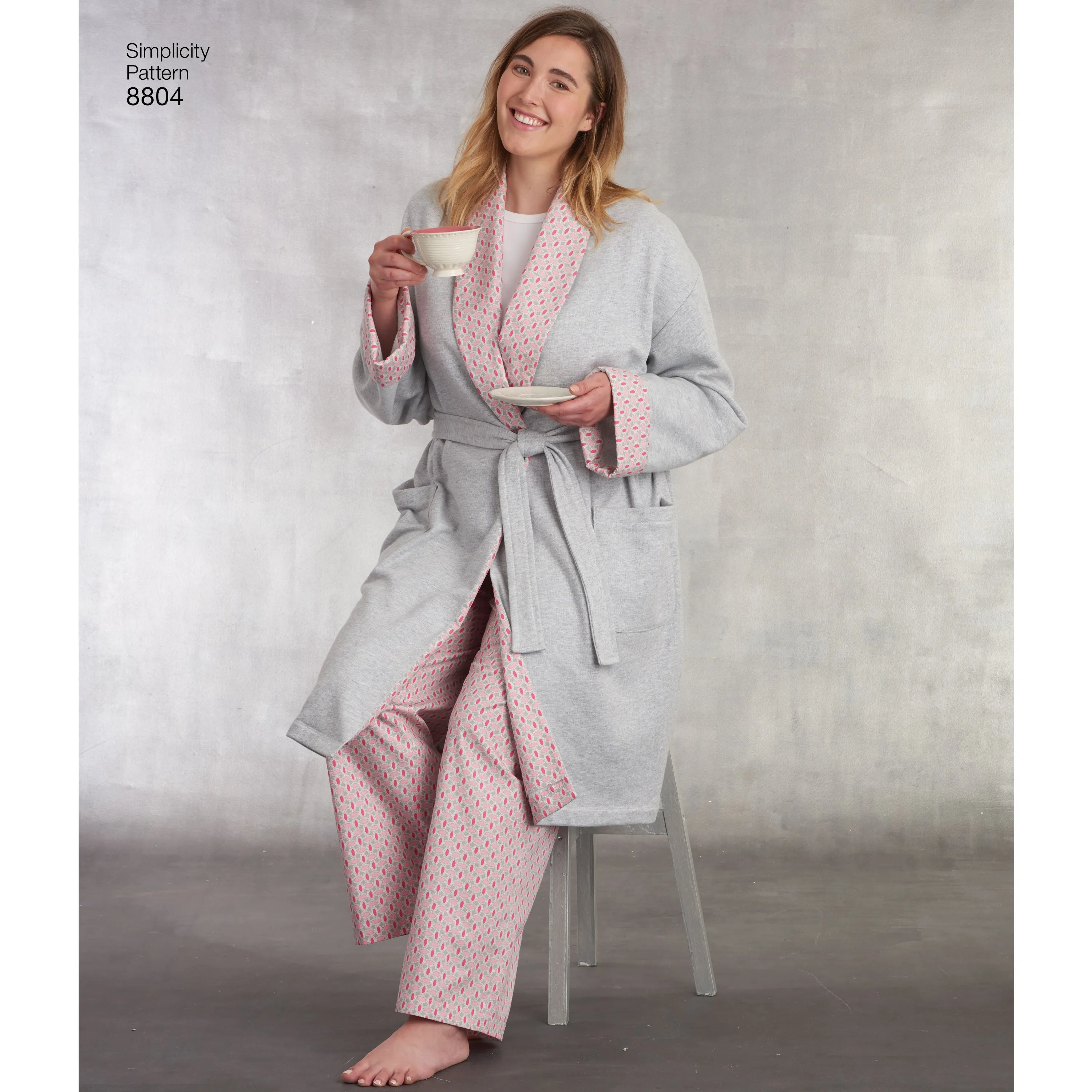 Simplicity Pattern 8804 Women's and Men's Robe and Pants