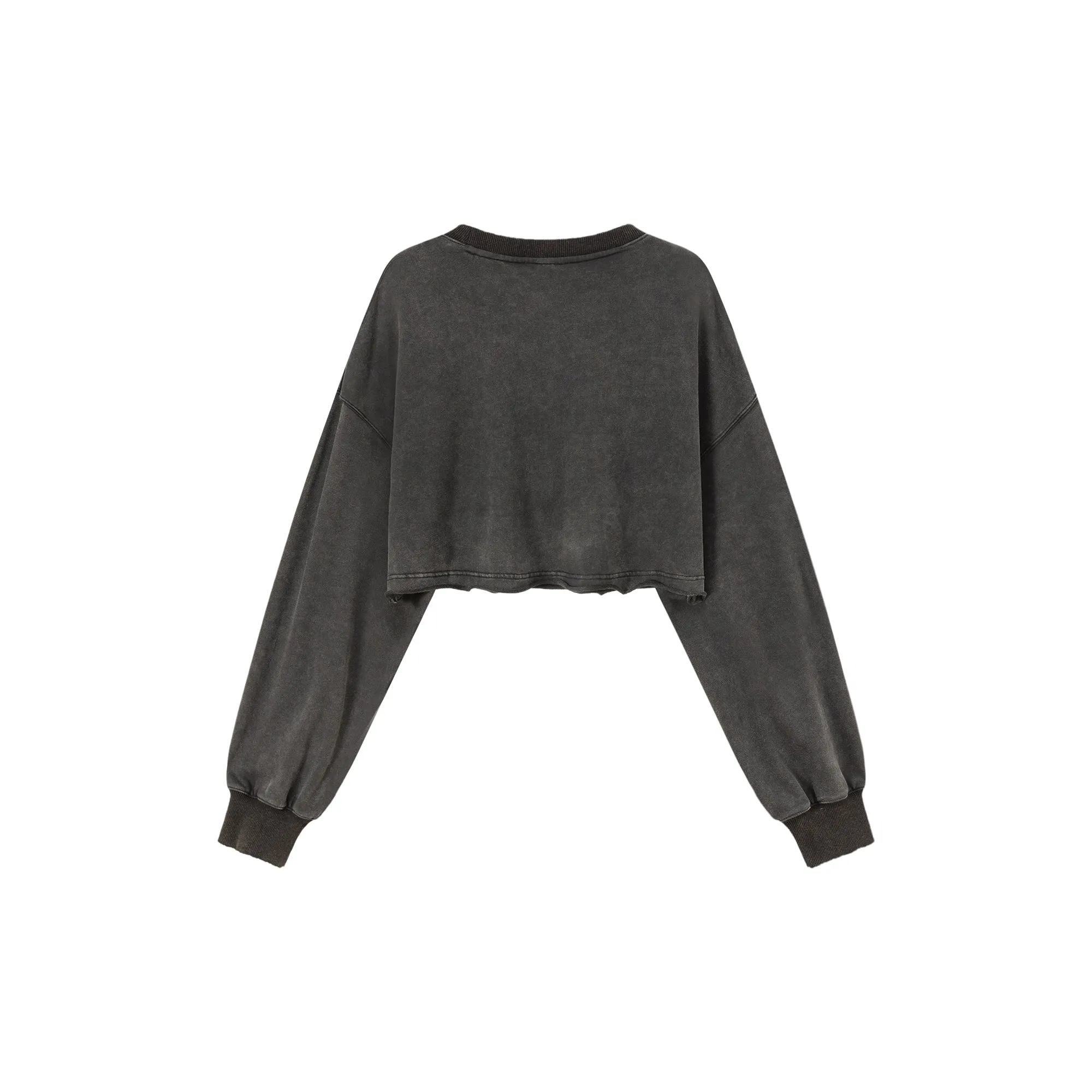 Size Doesnt Matter Cherry Crop Boxy Sweatshirt