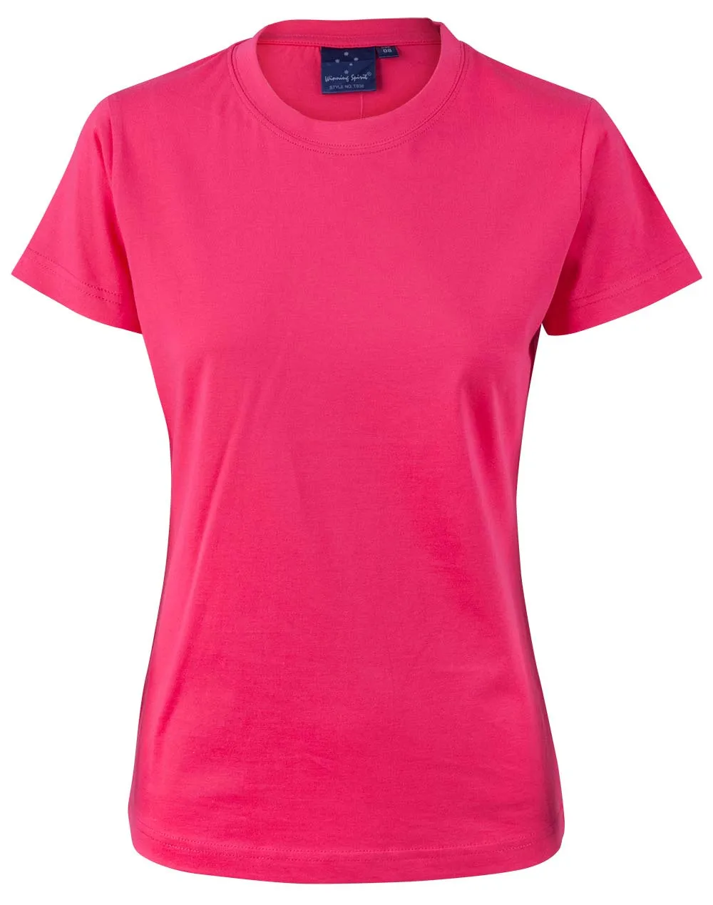 [TS38] Ladies' Cotton Semi Fitted Tee