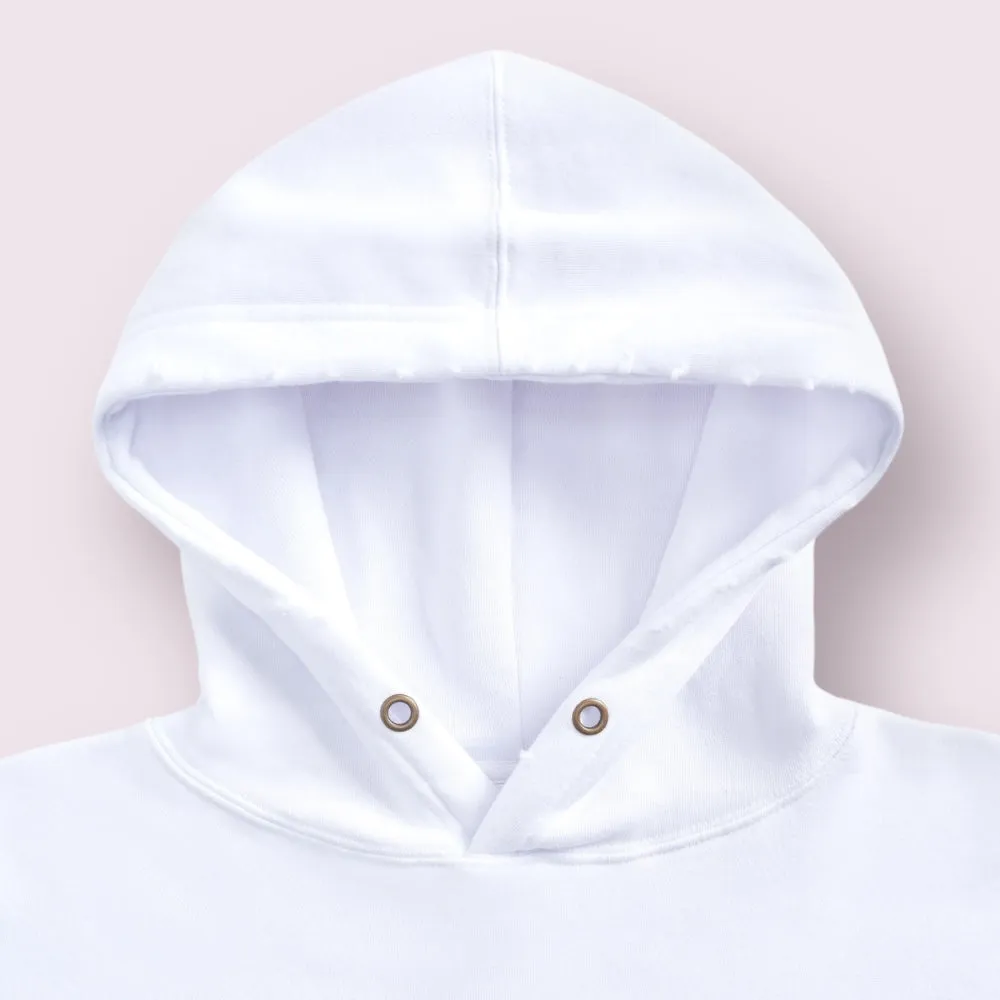 TS8000 | WOMEN'S RAW EDGE CROP HOODIES