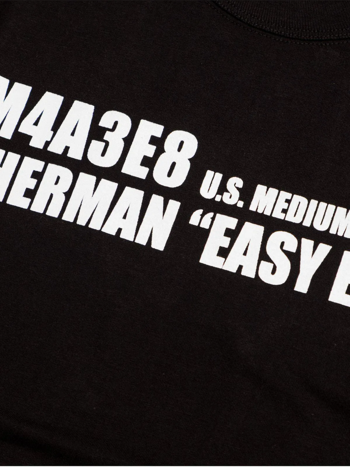 US Comp4ny Sherman Tank Tees Black Red