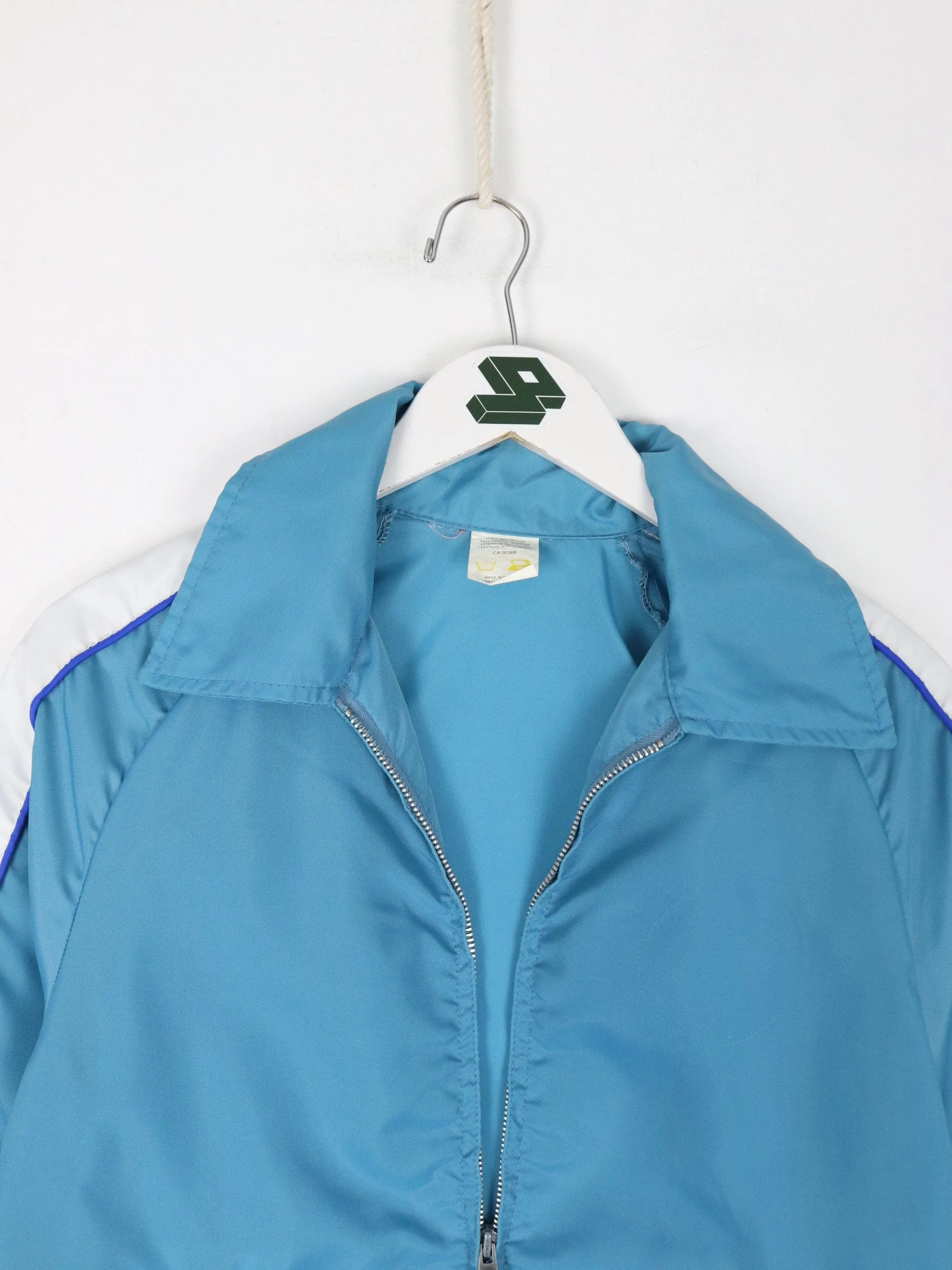 Vintage Jacket Mens Small Blue Windbreaker 90s