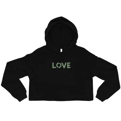 Women's Love Crop Hoodie