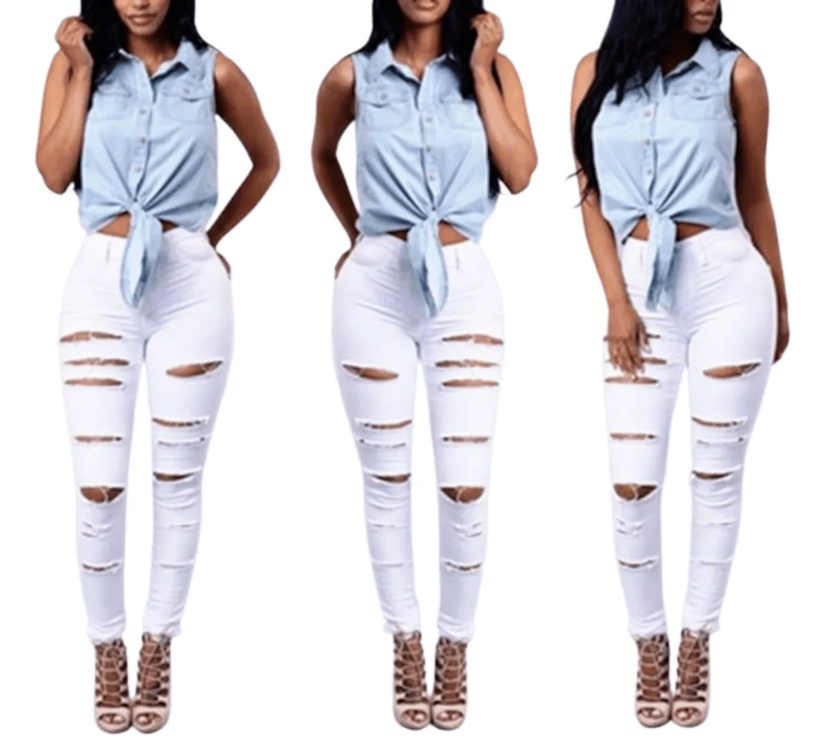 Women's Ripped Jeans